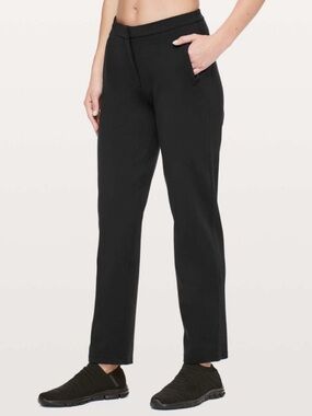 Lululemon On The Move Pant Ponte 28" Black 10